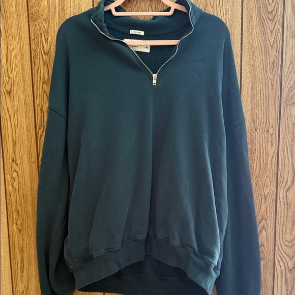 Abercrombie & Fitch Other - Abercrombie & Fitch Dark Teal Half-Zip Sweater